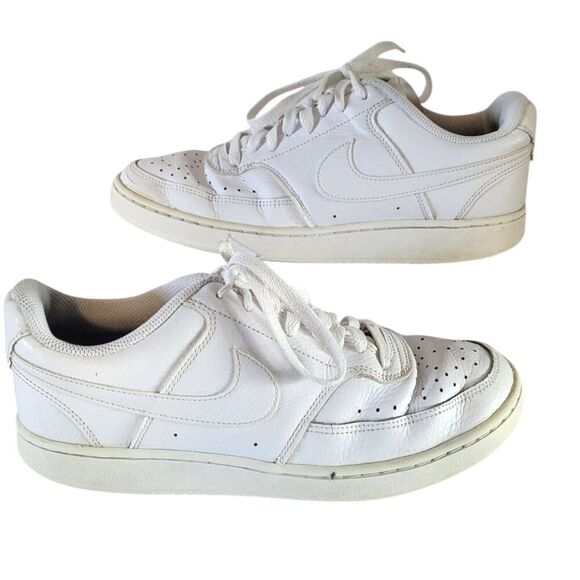 Nike WMS 7 Court Vision Low White Casual Shoes Sneakers Athleisure - Picture 1 of 12